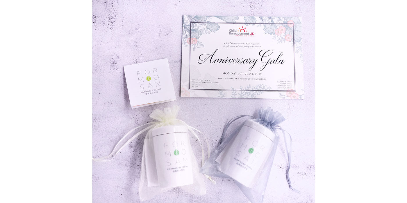 Formosan Luxury Oolong Tea at Kensington Palace Charity Gala Formosan